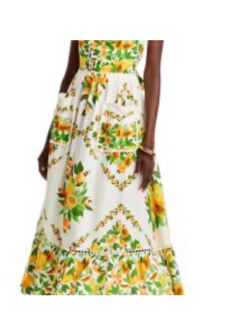 Farm Rio Papaya Salad Scarf Maxi dress - Picture 5 of 16